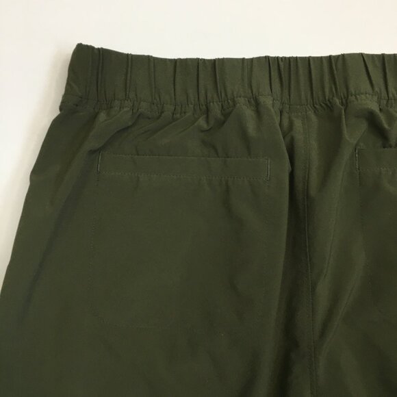 ATHLETA Olive Green Zip Pocket Adjustable Drawstring Hem Lightweight Pant - Picture 11 of 12